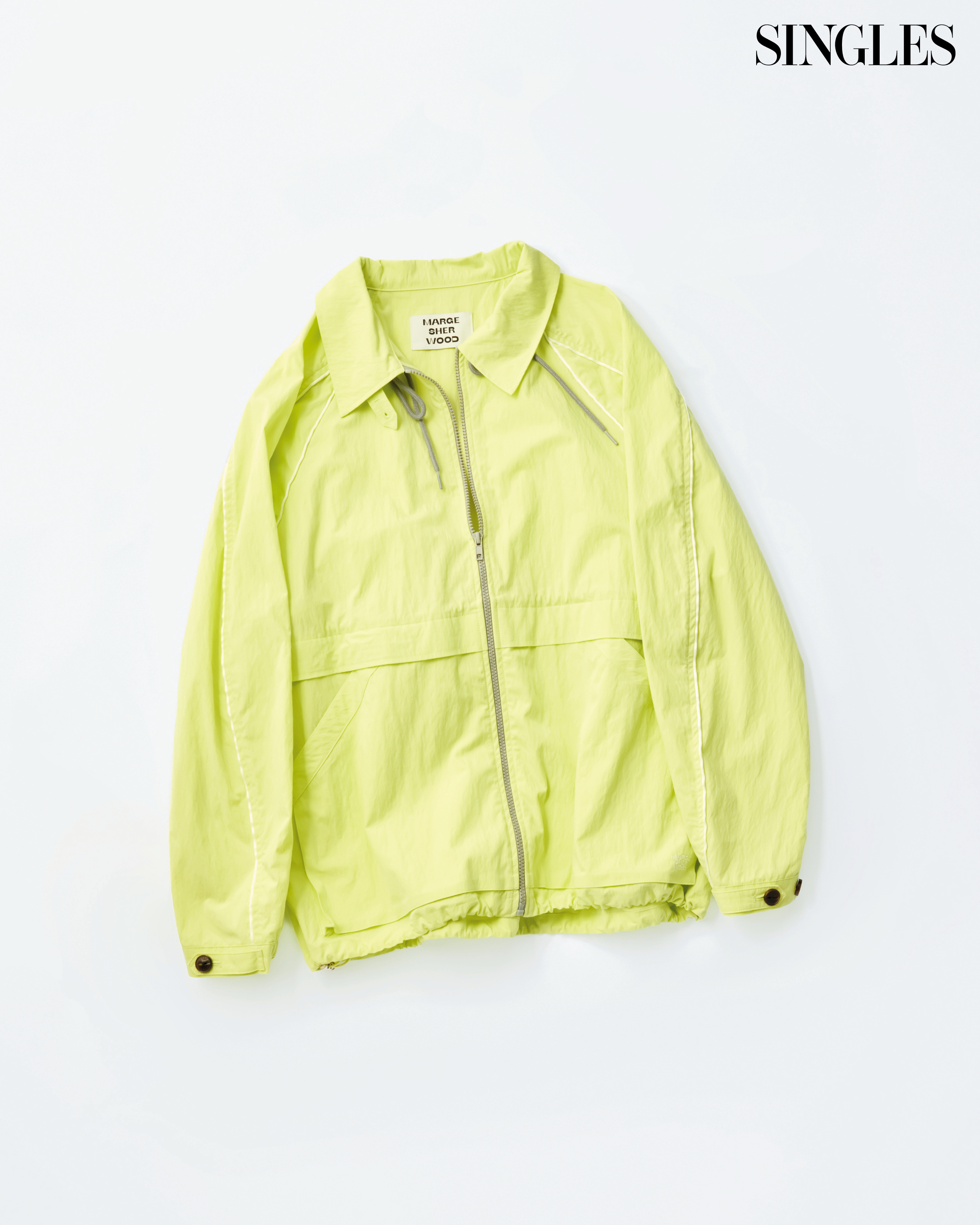 마지셔우드 윈드브레이커, 코튼 나일론 소재의 바람막이