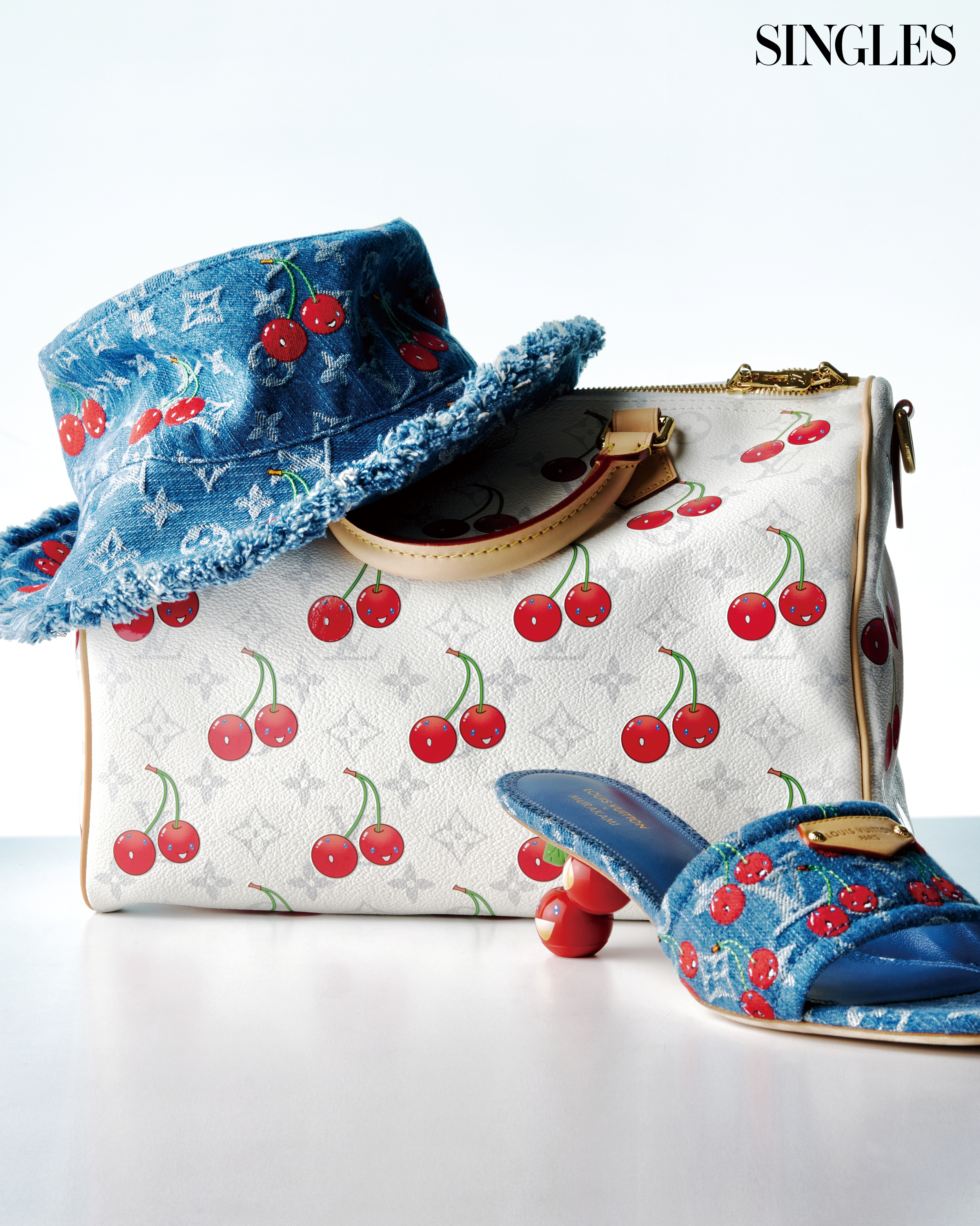 루이비통 체리 버킷햇, 뮬, 루이비통 뮬, 체리뮬, 무라카미다카시 루이비통, 무라카미다카시