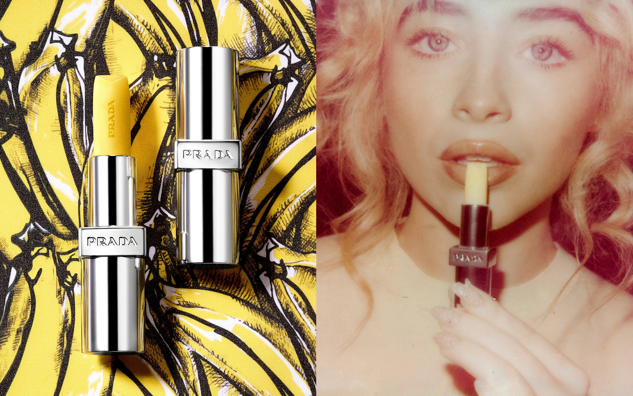 프라다 뷰티의 바나나 립밤 