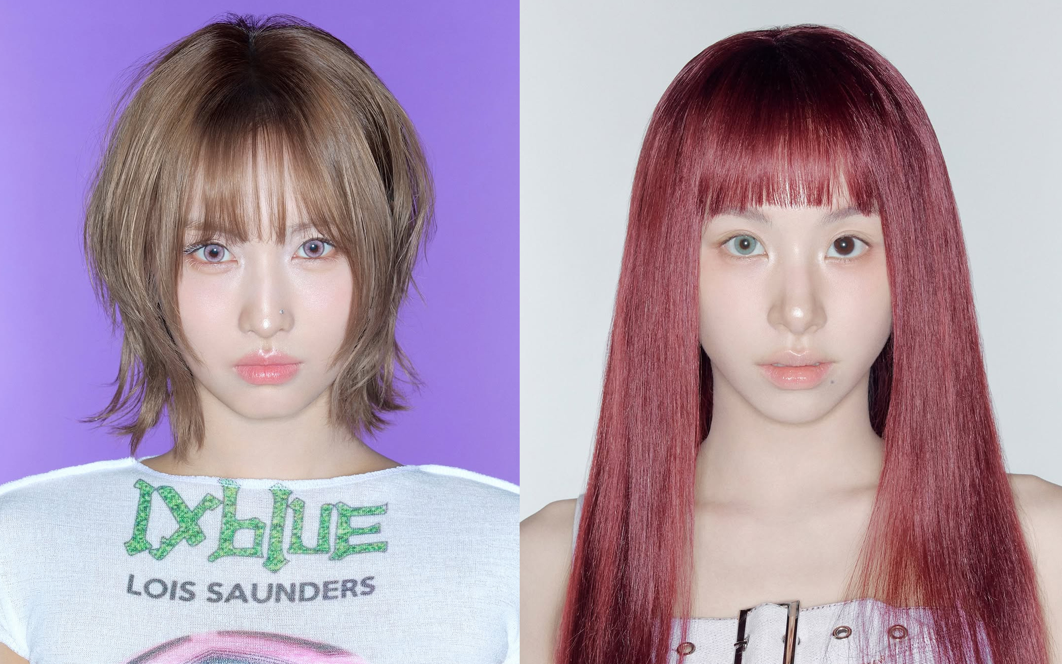 트와이스 모모, 채영의 컬러 렌즈