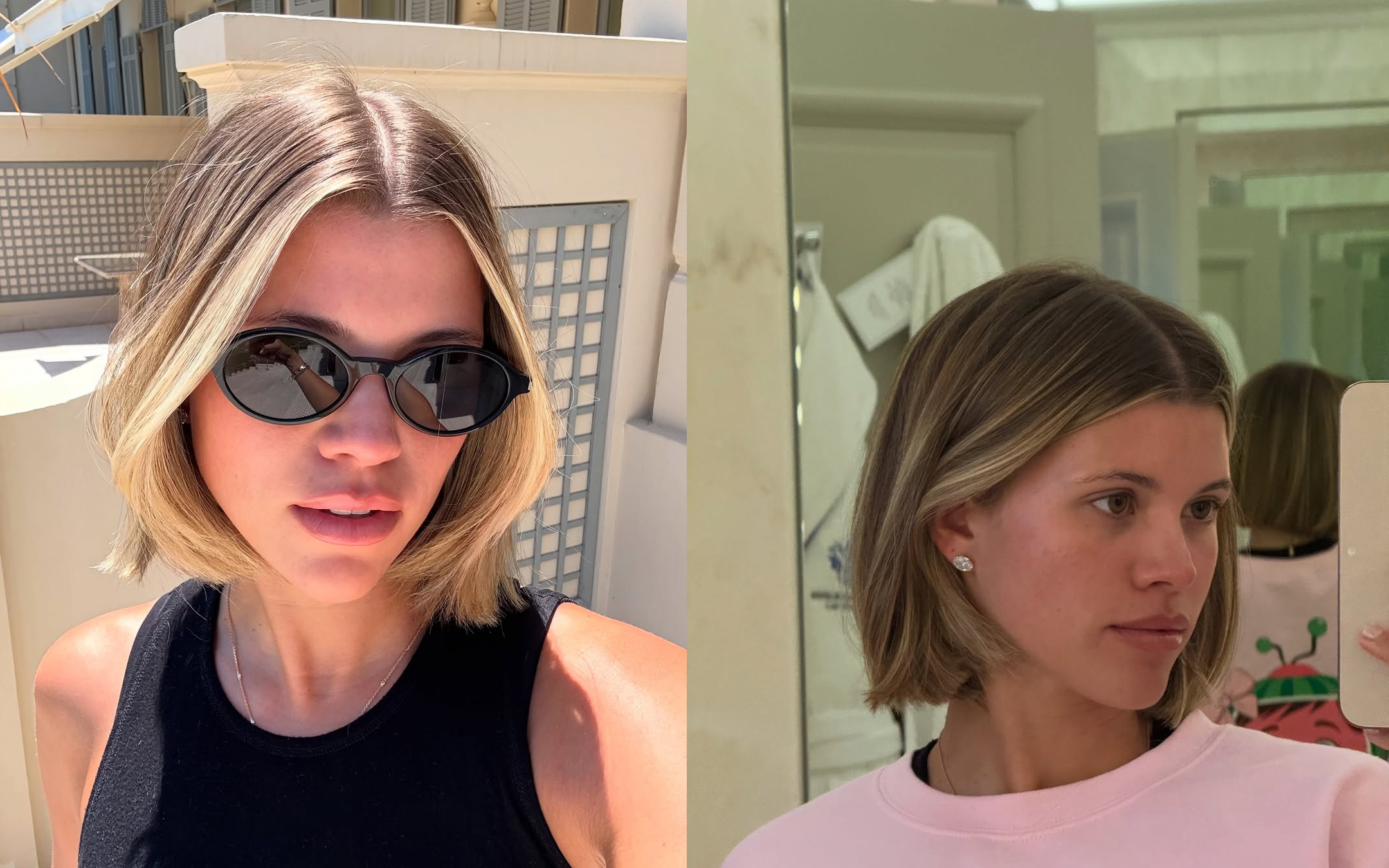 소피아 리치 프렌치 보브컷 단발