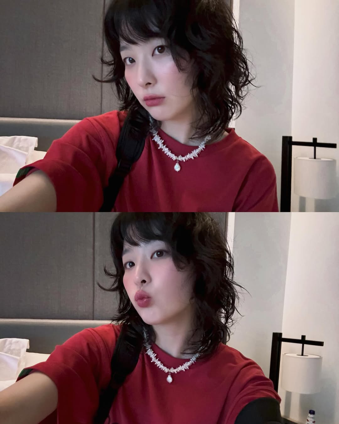 레드벨벳 슬기의 메시 보브 스타일