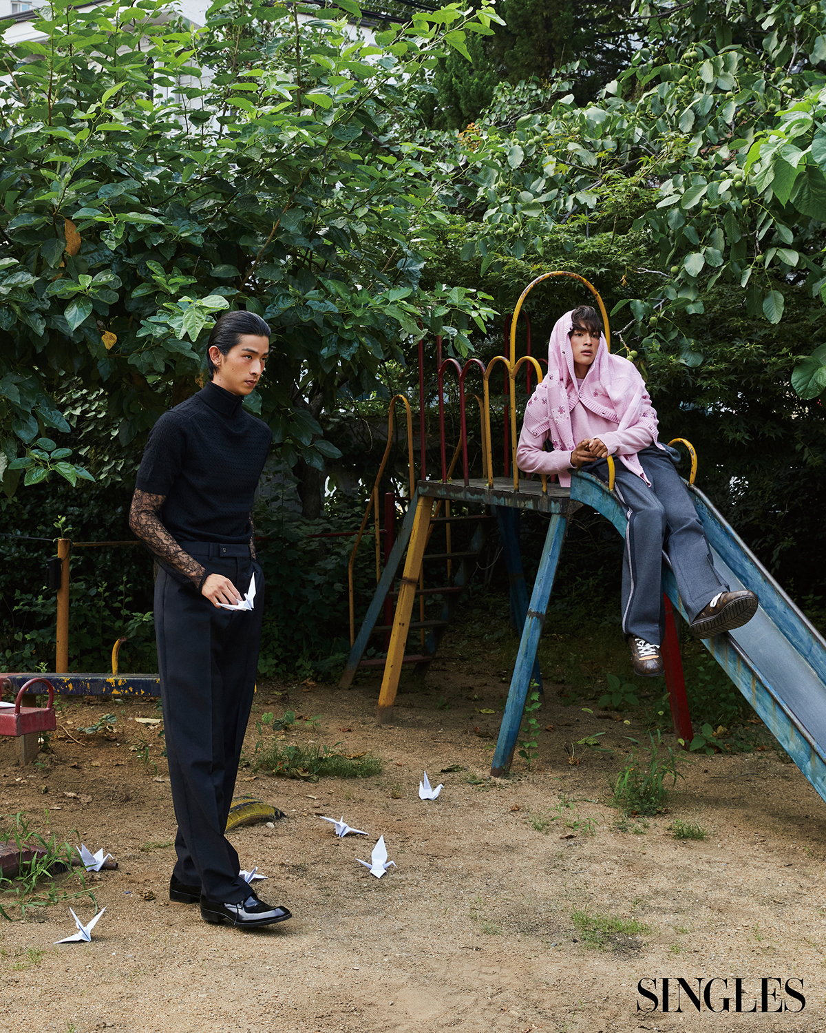 2025 남성복 트렌드 화보이미지. 패션, 남성복, 생로랑, 토즈, 프라다