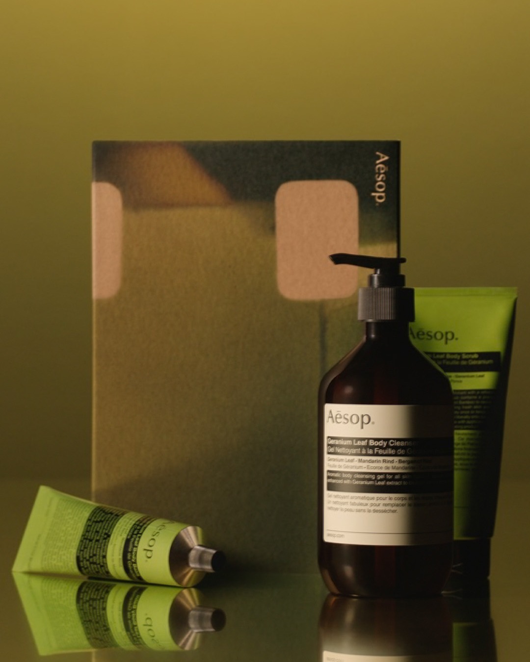 이솝의 제라늄 리프 컬렉션