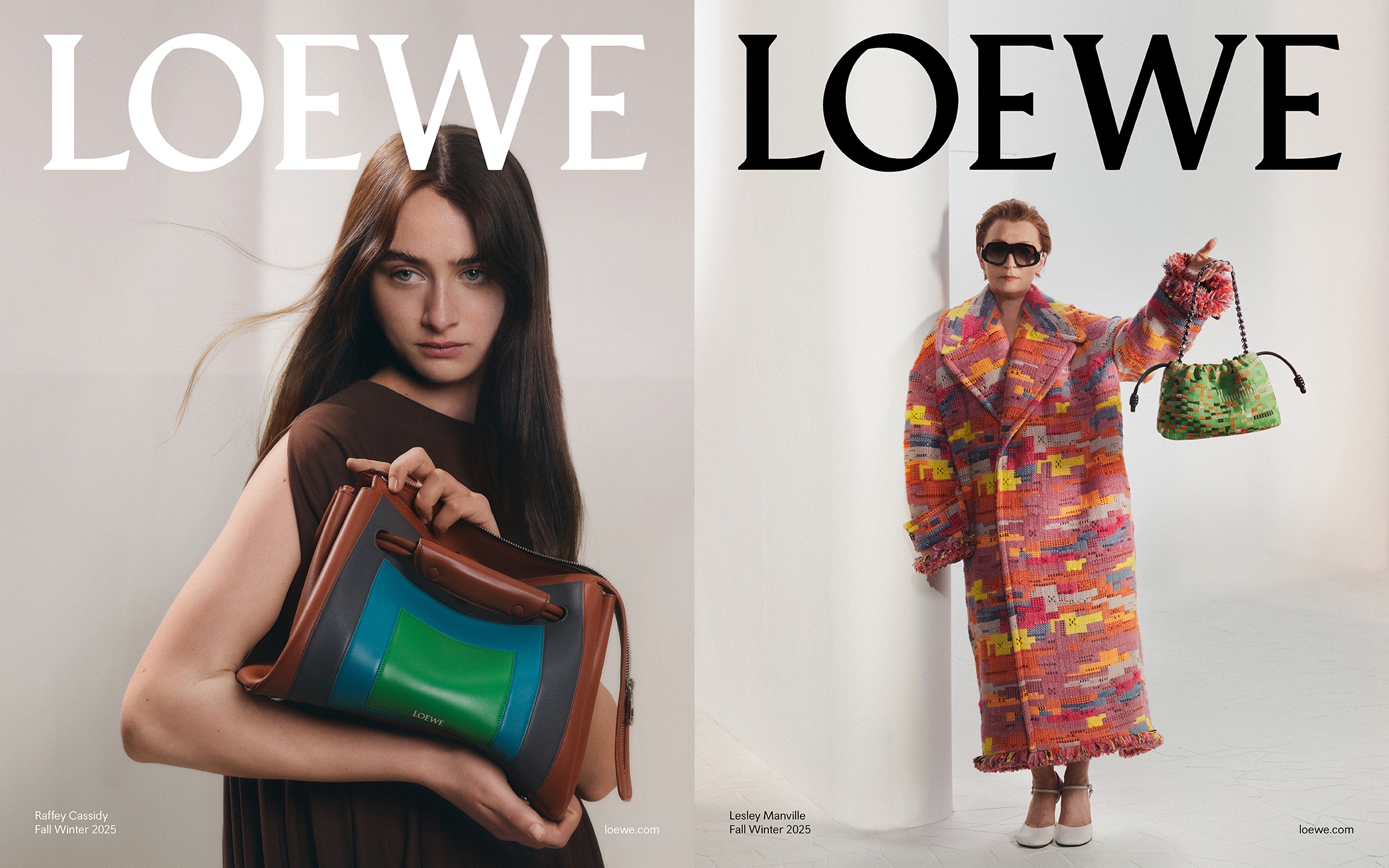 로에베가 2025 F/W 캠페인을 공개했다.