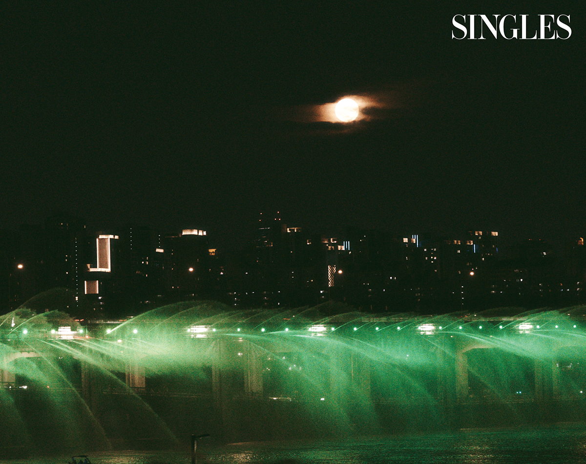 반포대교 분수의 이미지