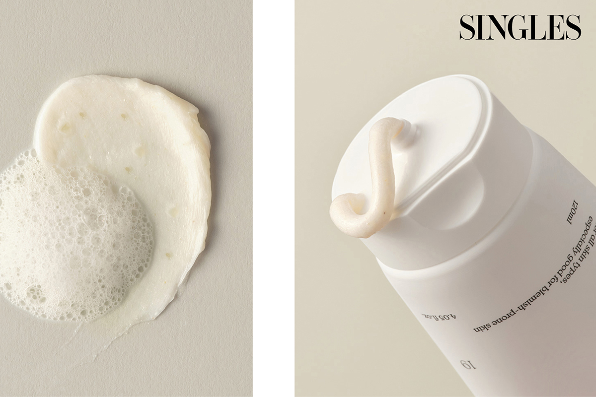 피토뮤신 쌀 스크럽 폼 클렌저 제형과 제품 이미지