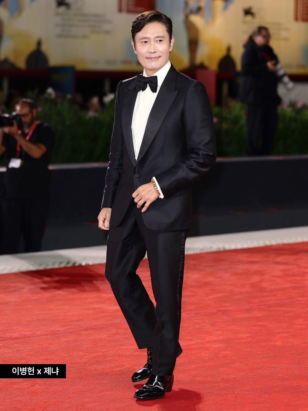 배우 이병헌의 베니스 영화제 레드카펫 룩, 제냐