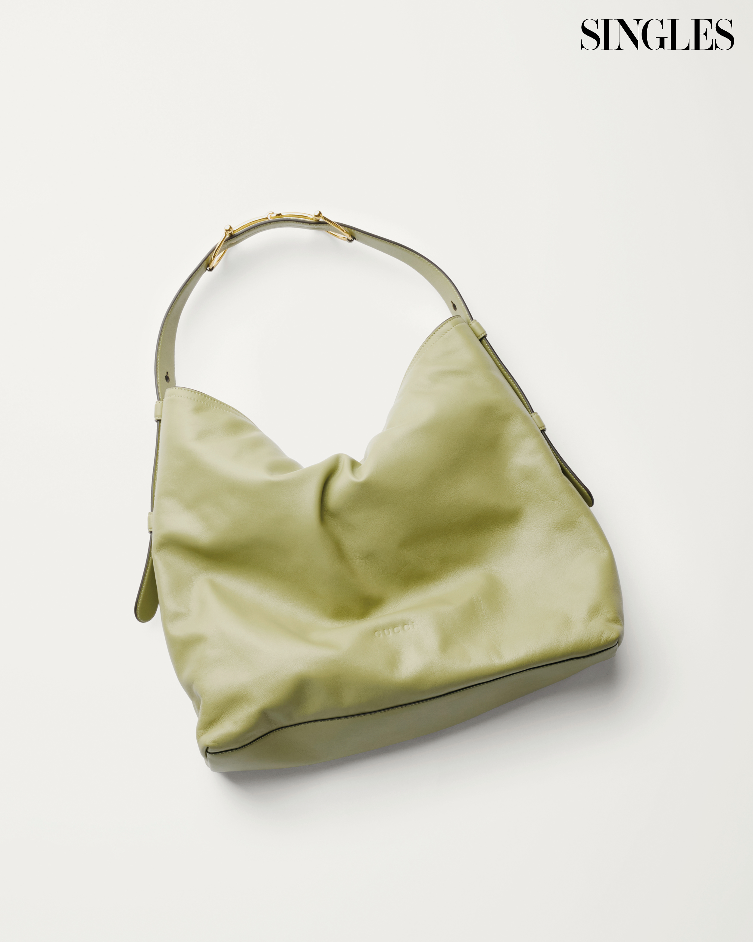 구찌 맥시 홀스빗 라이트 그린백 이미지