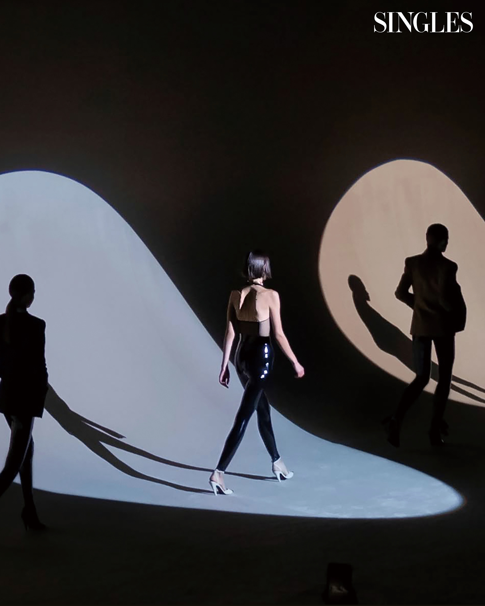 독일 비트라 디자인 박물관에서 열린 캣워크 패션쇼 전시