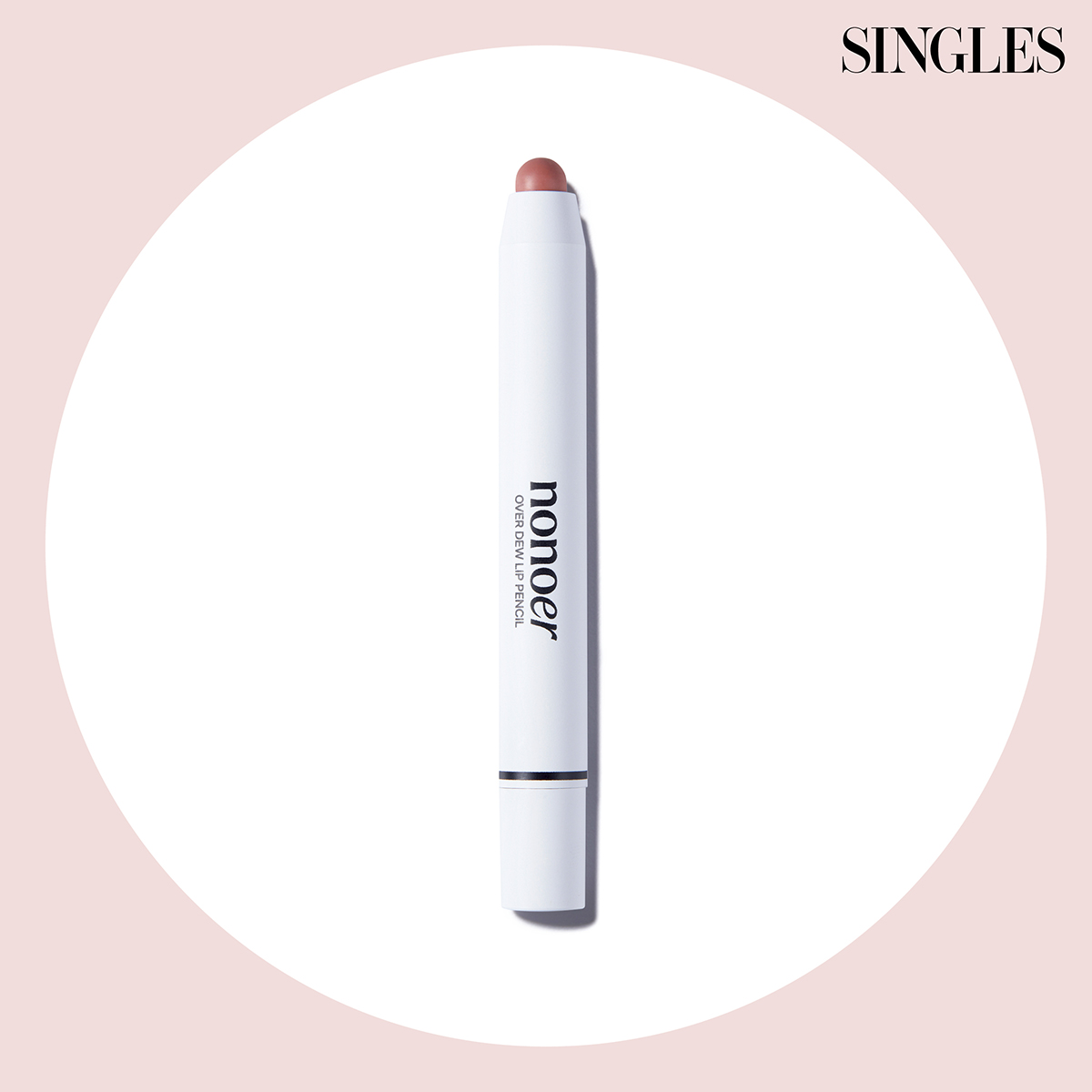 노노어 오버 듀 립펜슬 02 스웨이드 로지브라운 