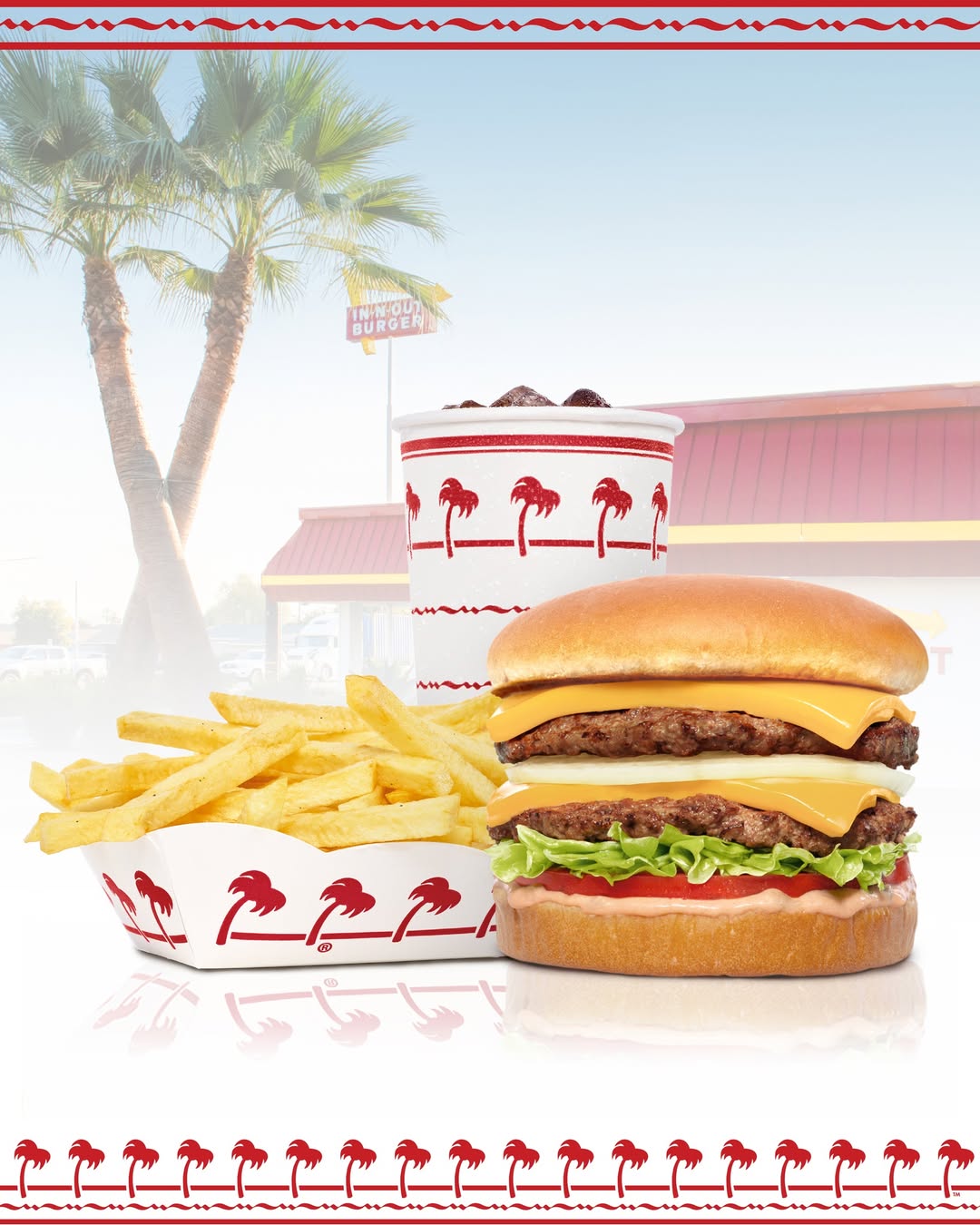 인앤아웃 더블더블 버거와 애니멀 스타일 프라이즈