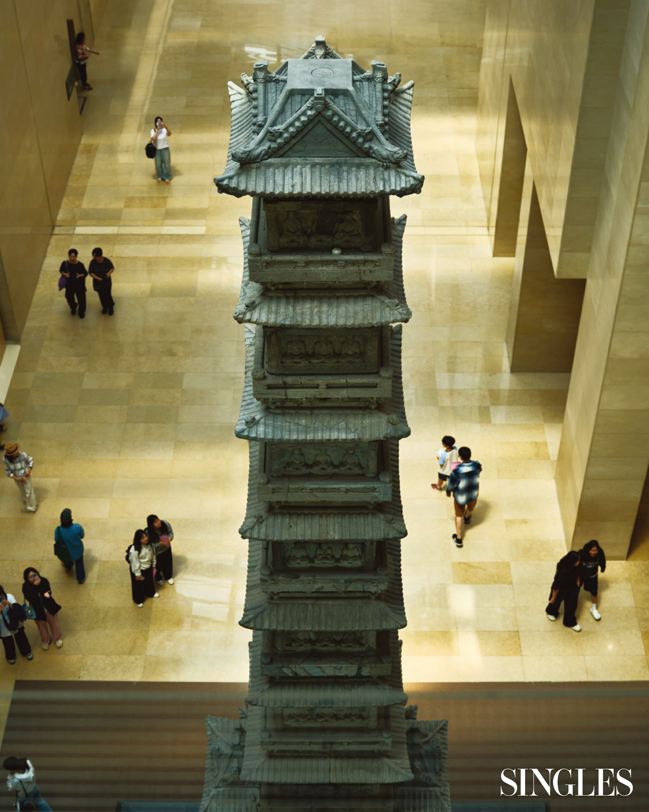 국립중앙박물관 경천사지 10층 석탑이미지.