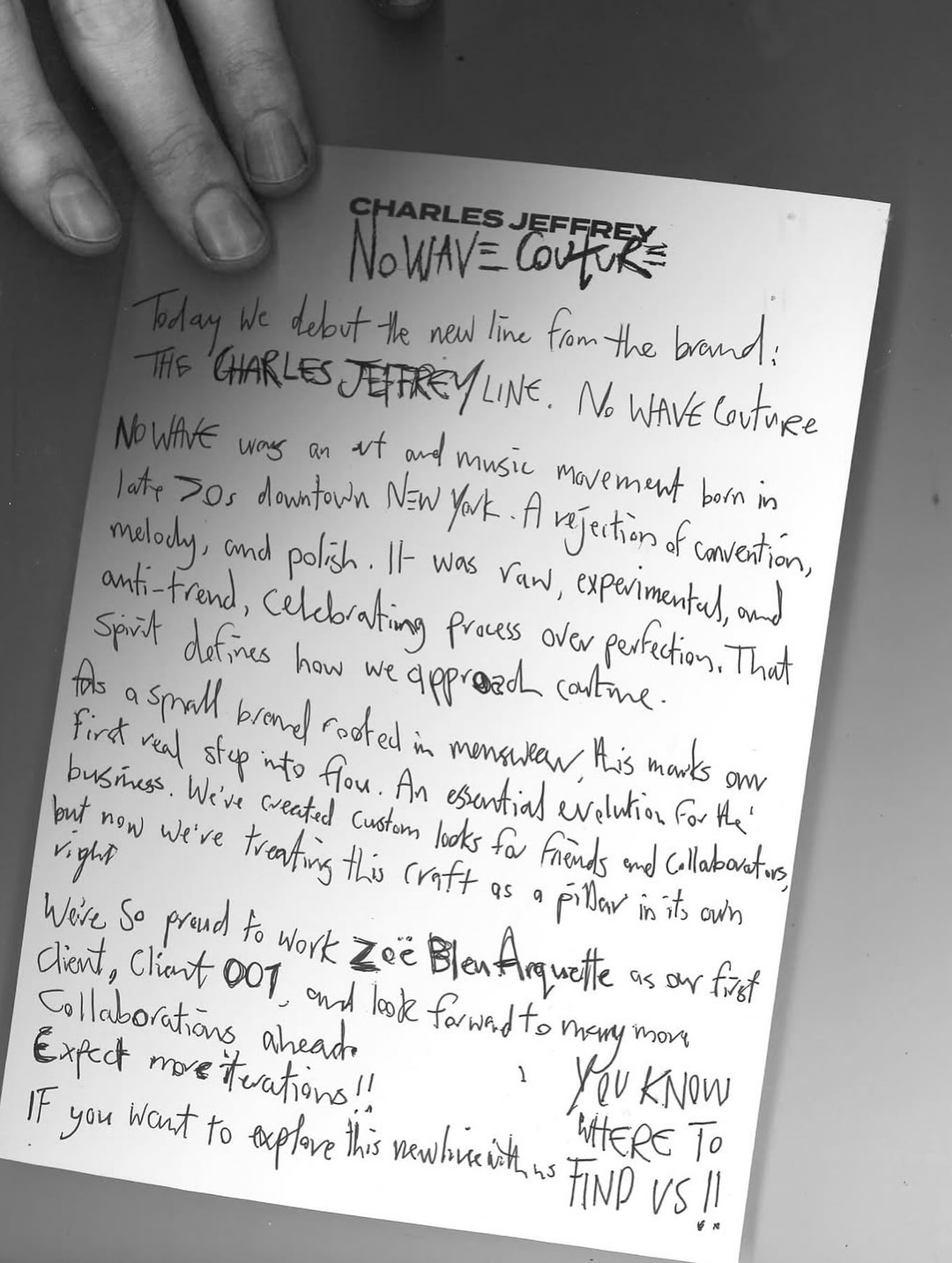 찰스 제프리의 꾸뛰르