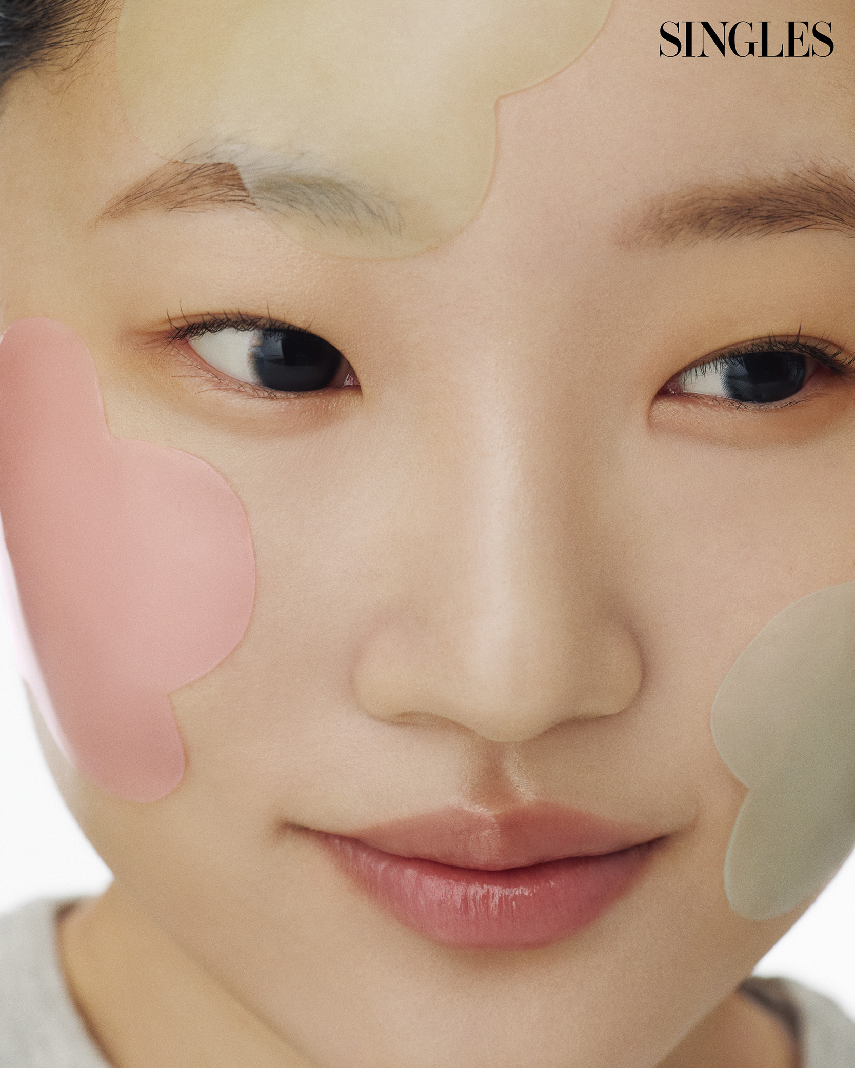 하이드로 갤패치를 붙인 모델의 모습