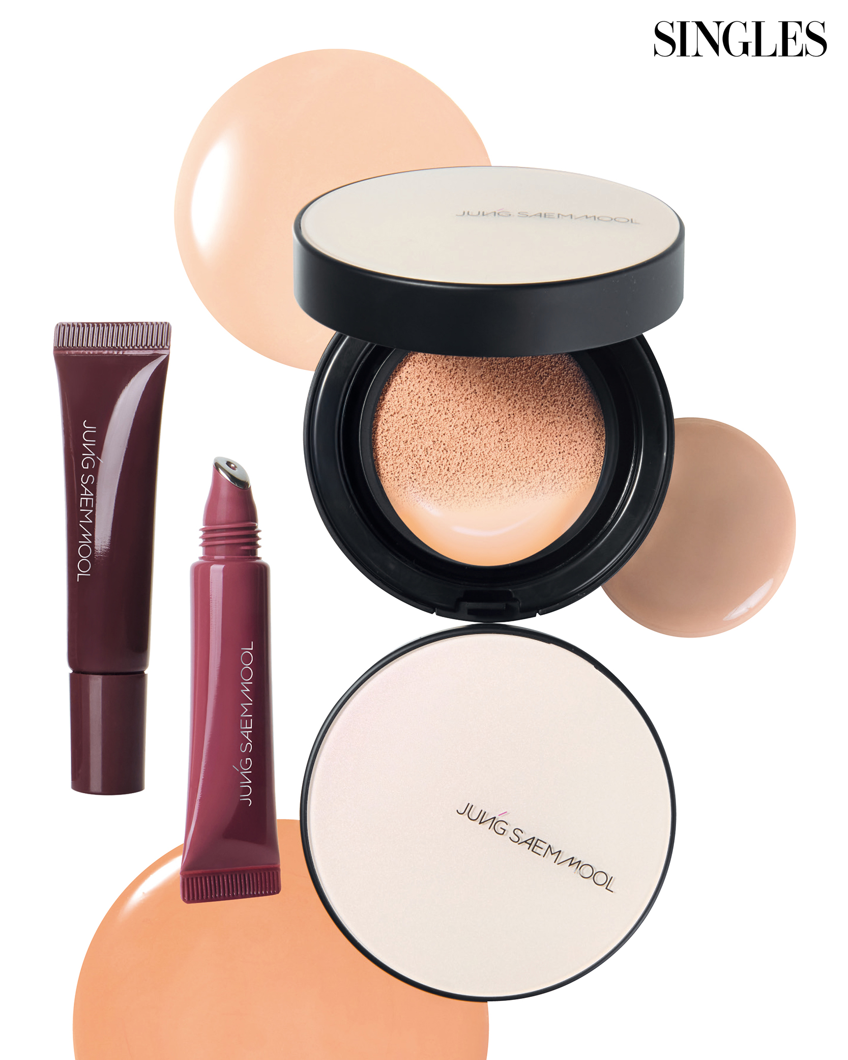 정샘물의 시그니처 쿠션과 제품 이미지