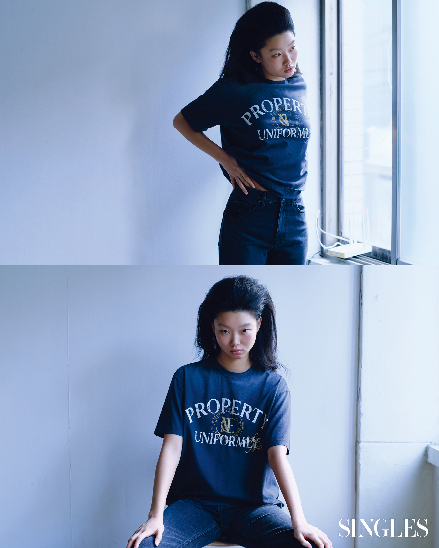 싱글즈 12월 호 패션 화보 이미지 