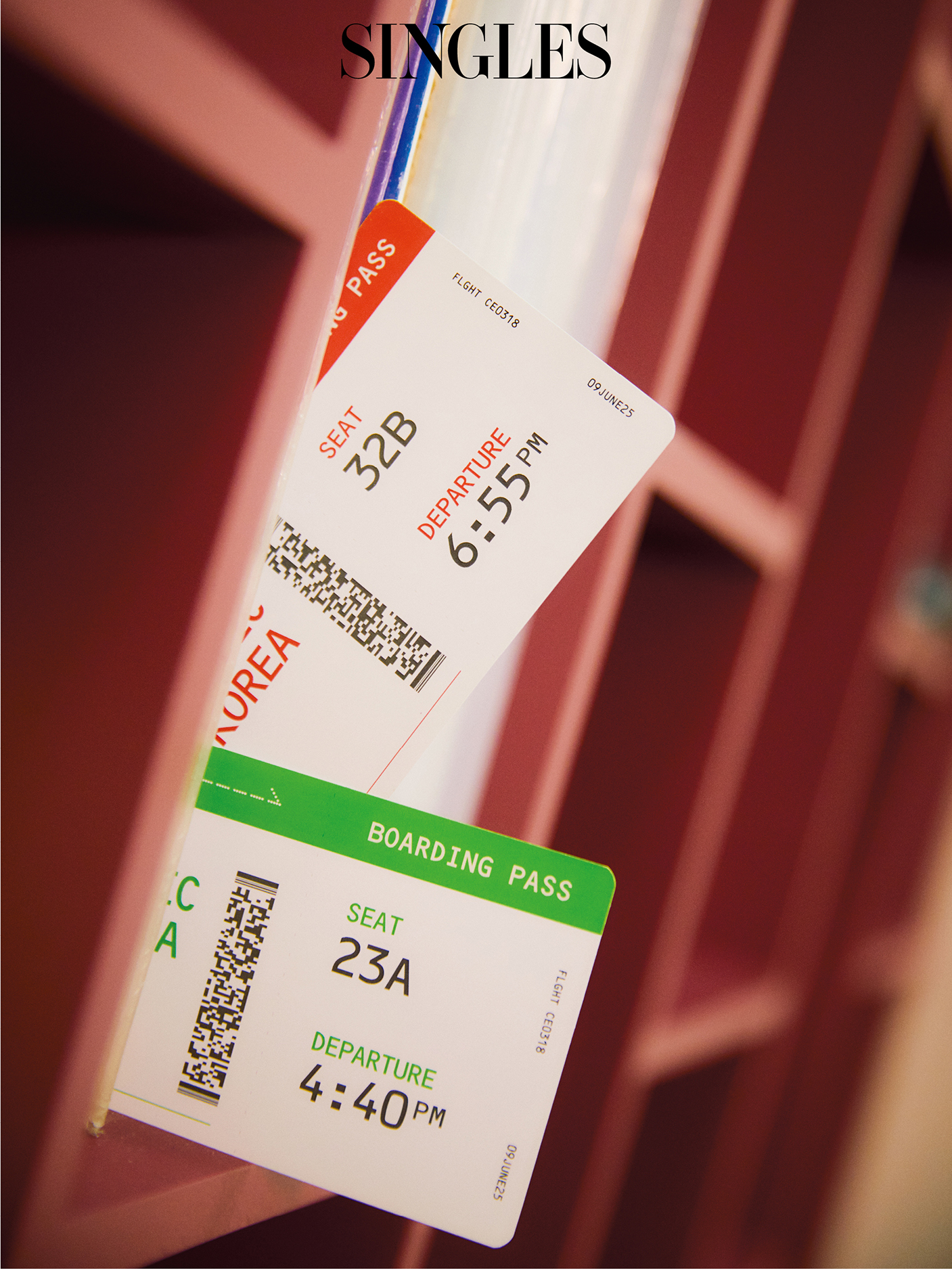 <72시간 소개팅> 프로그램 내 최종 선택의 상징인 그린, 레드 티켓.