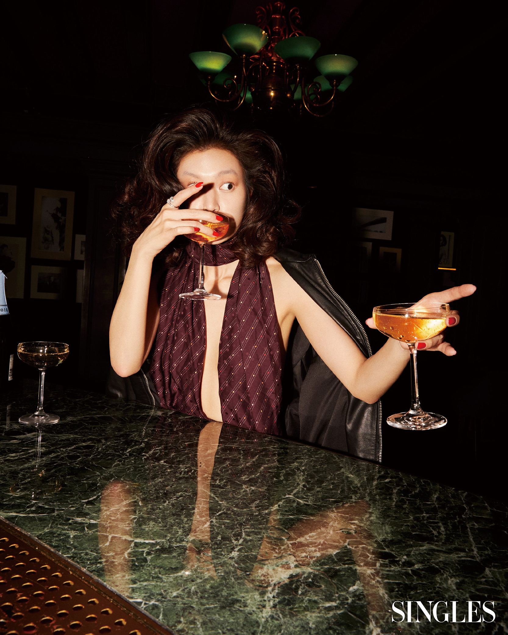 싱글즈 12월 호 패션 화보, 드레스, 애프터 파티, 파티 화보, 드레스 화보