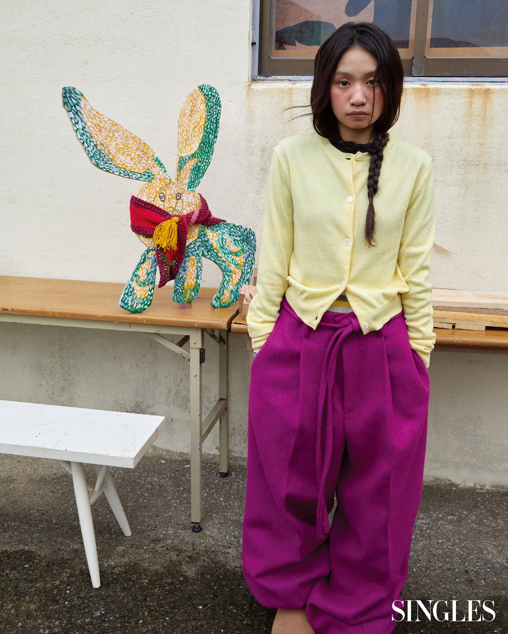 싱글즈 12월 호 제주도 화보 이미지.