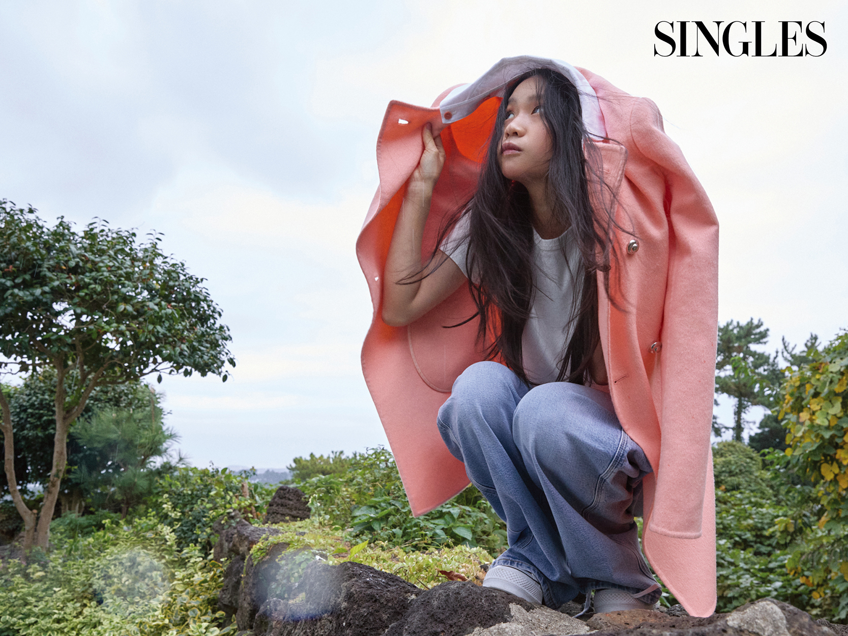 싱글즈 12월 호 제주도 화보 이미지.