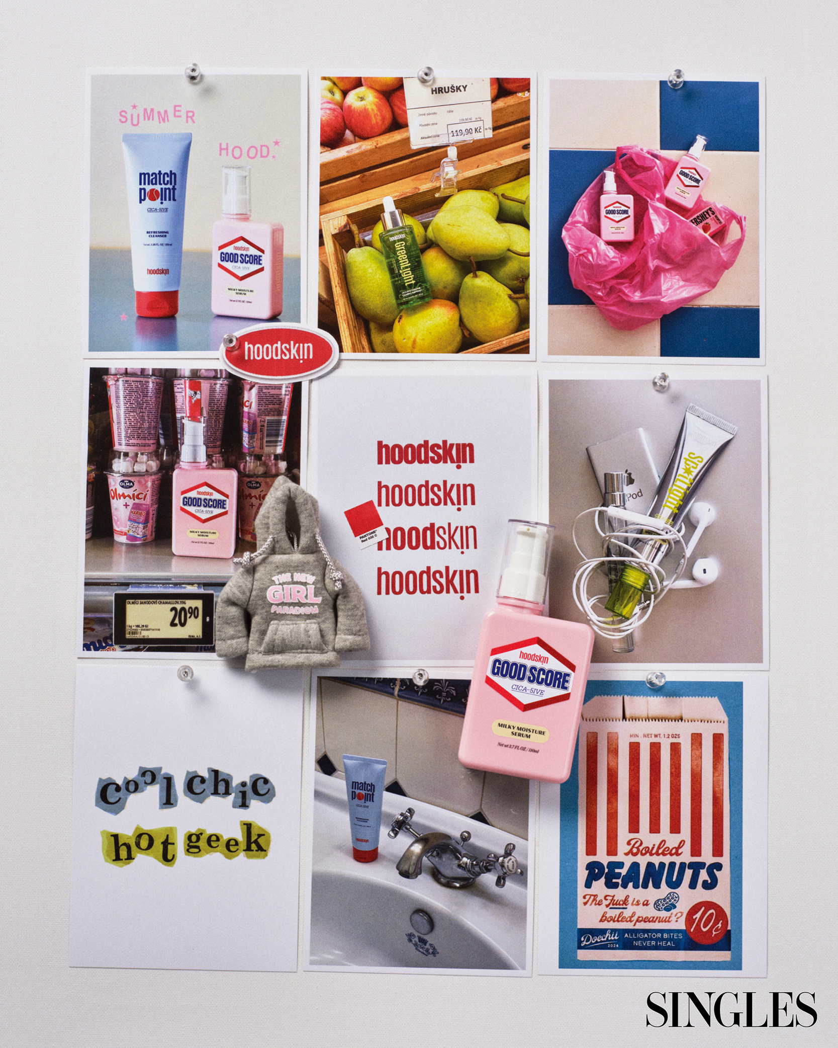 후드 스킨 브랜드 무드 보드