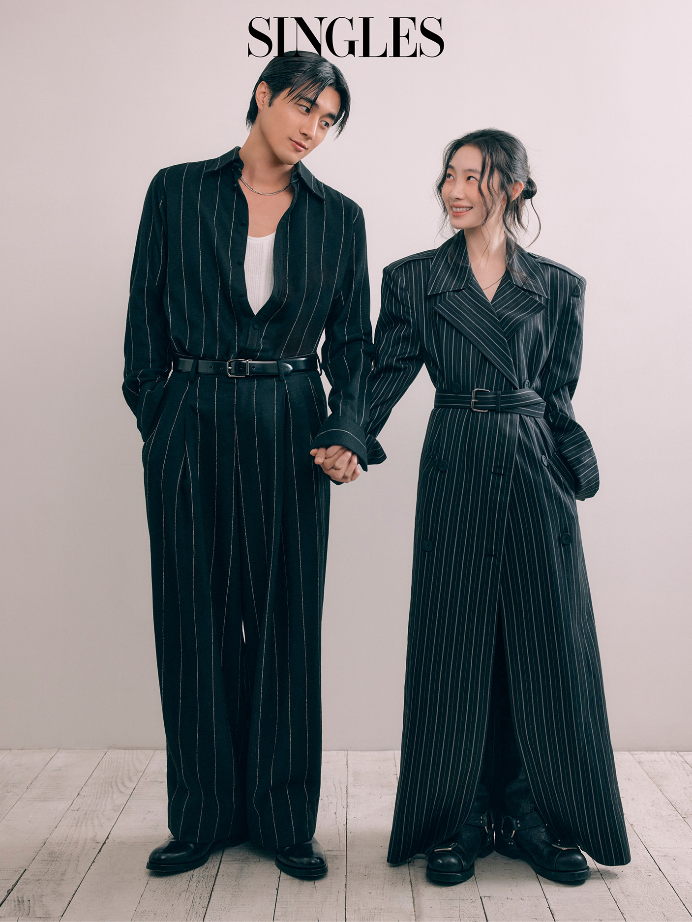 72시간 소개팅 현웅, 영서의 싱글즈 1월호 커플 화보 이미지