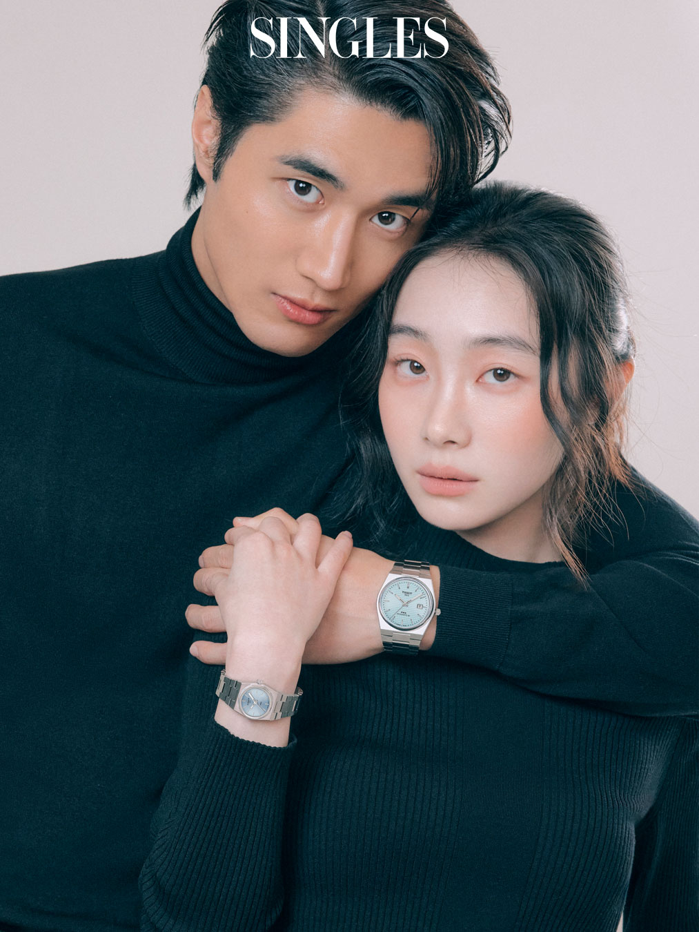 72시간 소개팅 현웅, 영서의 싱글즈 1월호 커플 화보 이미지