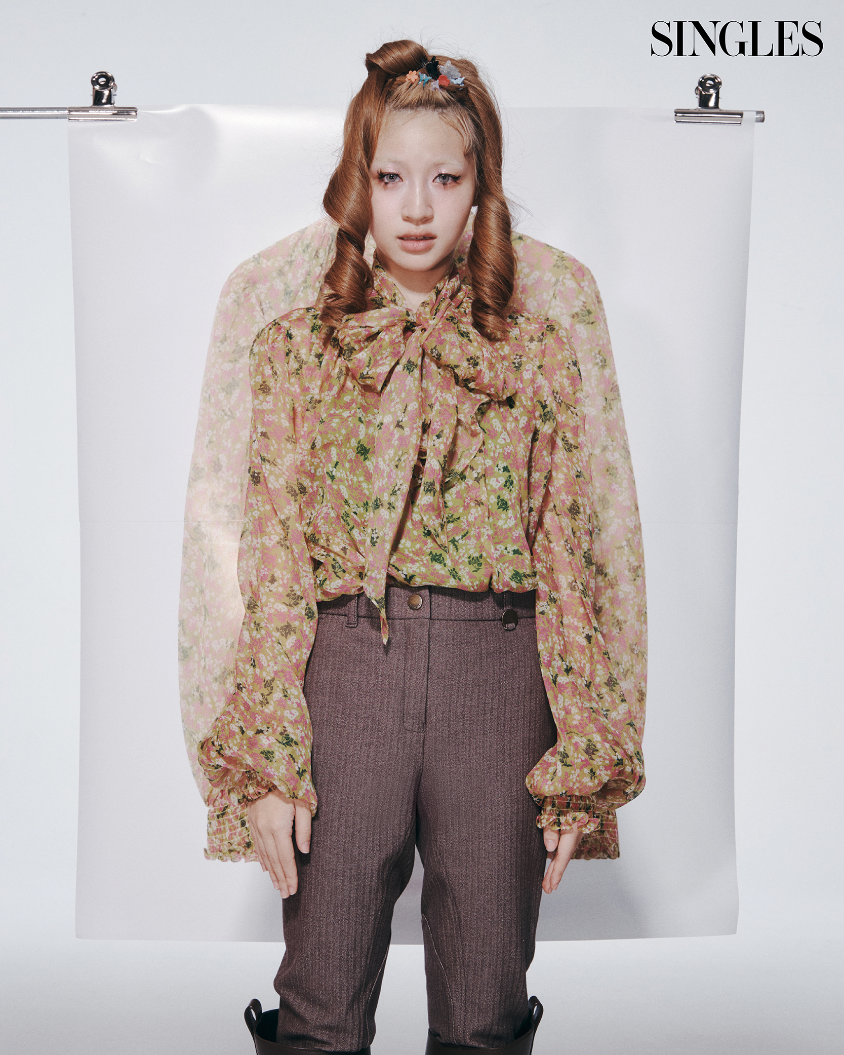 싱글즈 1월 호 패션 화보 이미지 