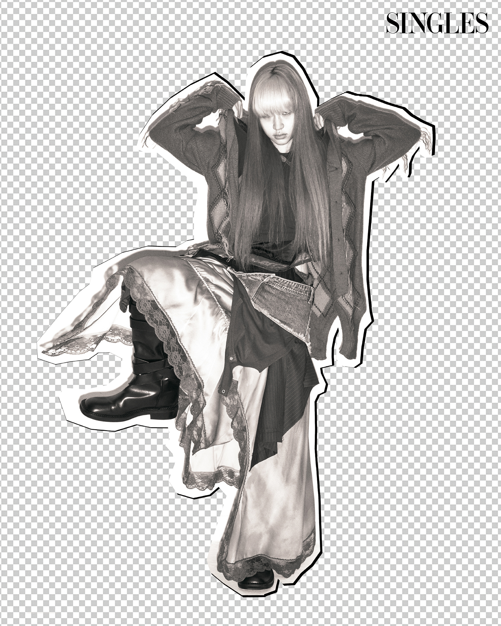 싱글즈 1월 호 패션 화보 이미지 