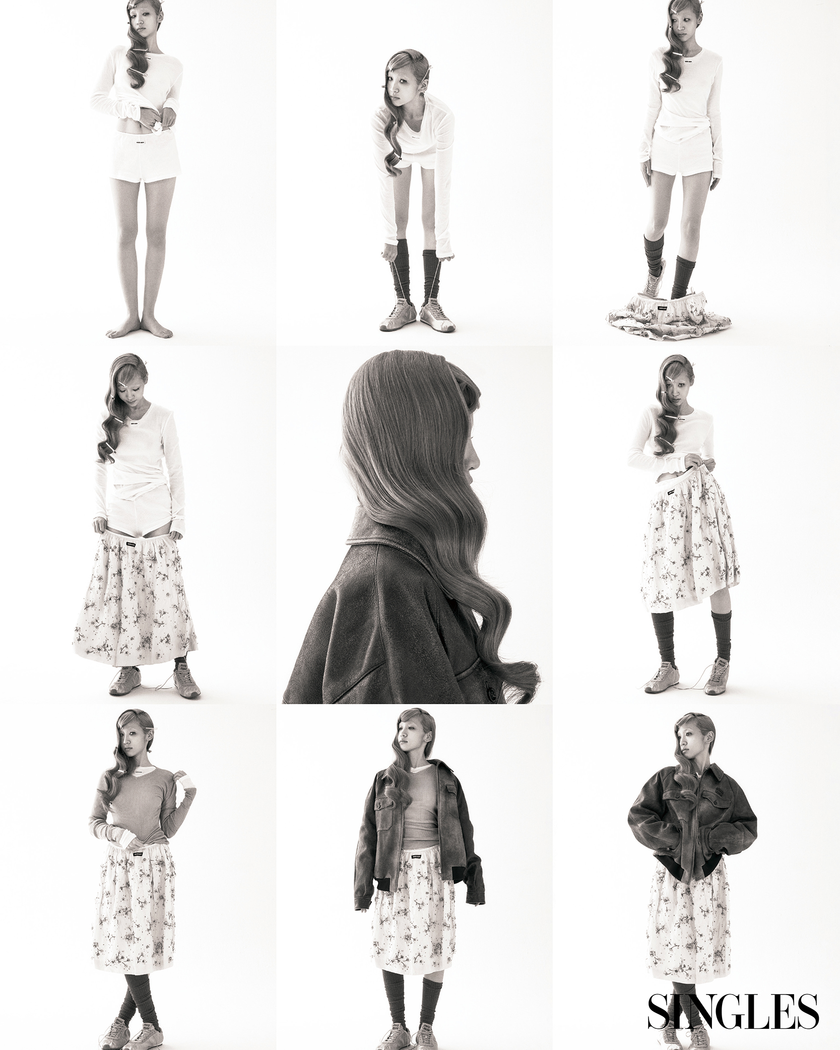 싱글즈 1월 호 패션 화보 이미지 