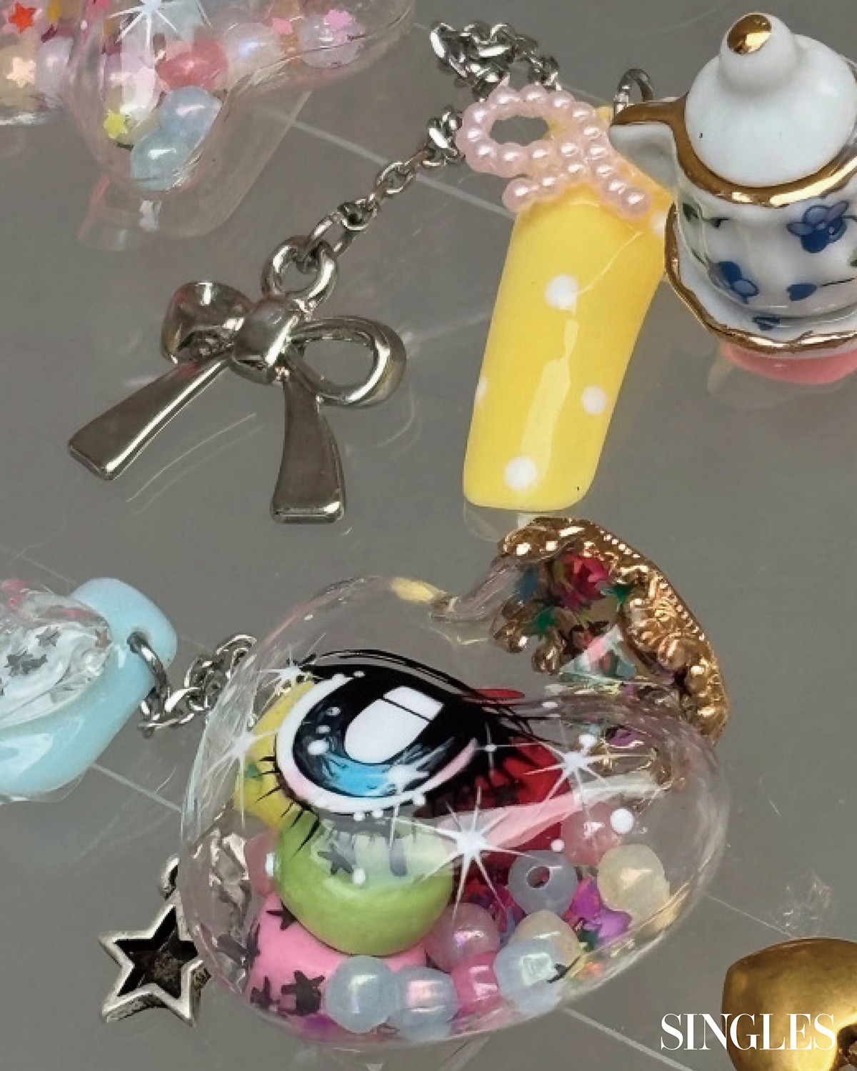 아이들 우기의 첫 싱글 < Motivation > 네일 아트.