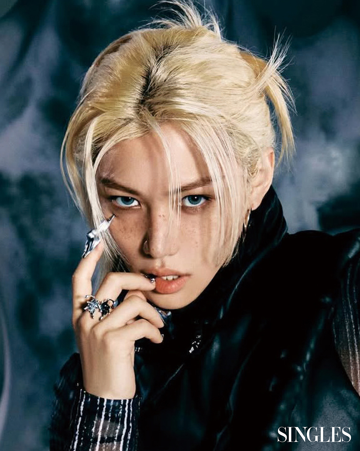 스트레이 키즈 미니 앨범 <ATE>에 맞춰 제작한 네일 아트와 투스젬.