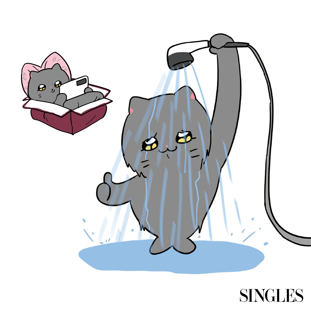 냐한남자 영철이 일러스트 이미지