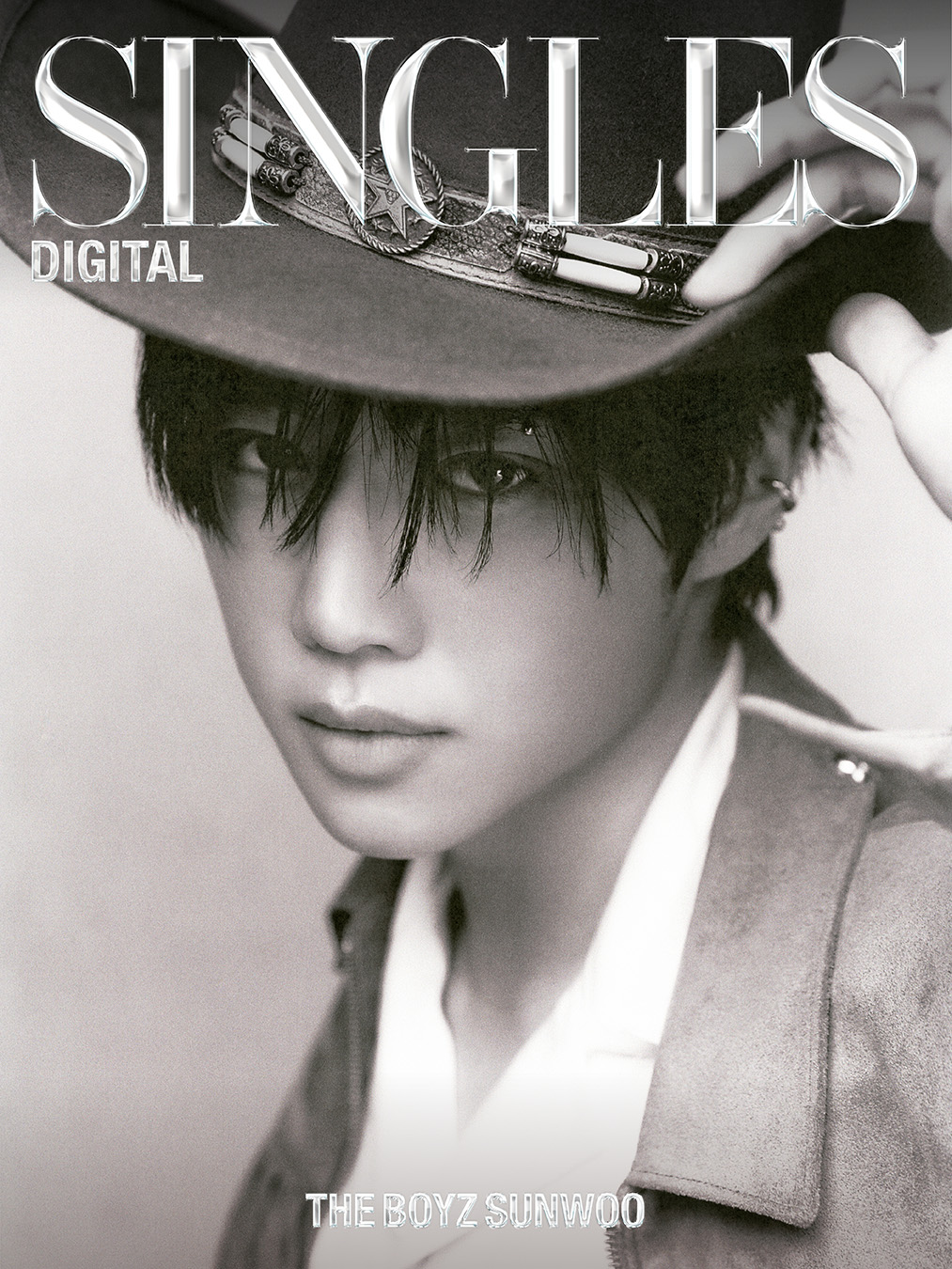 싱글즈 2월 호 디지털 커버 더보이즈 선우 이미지