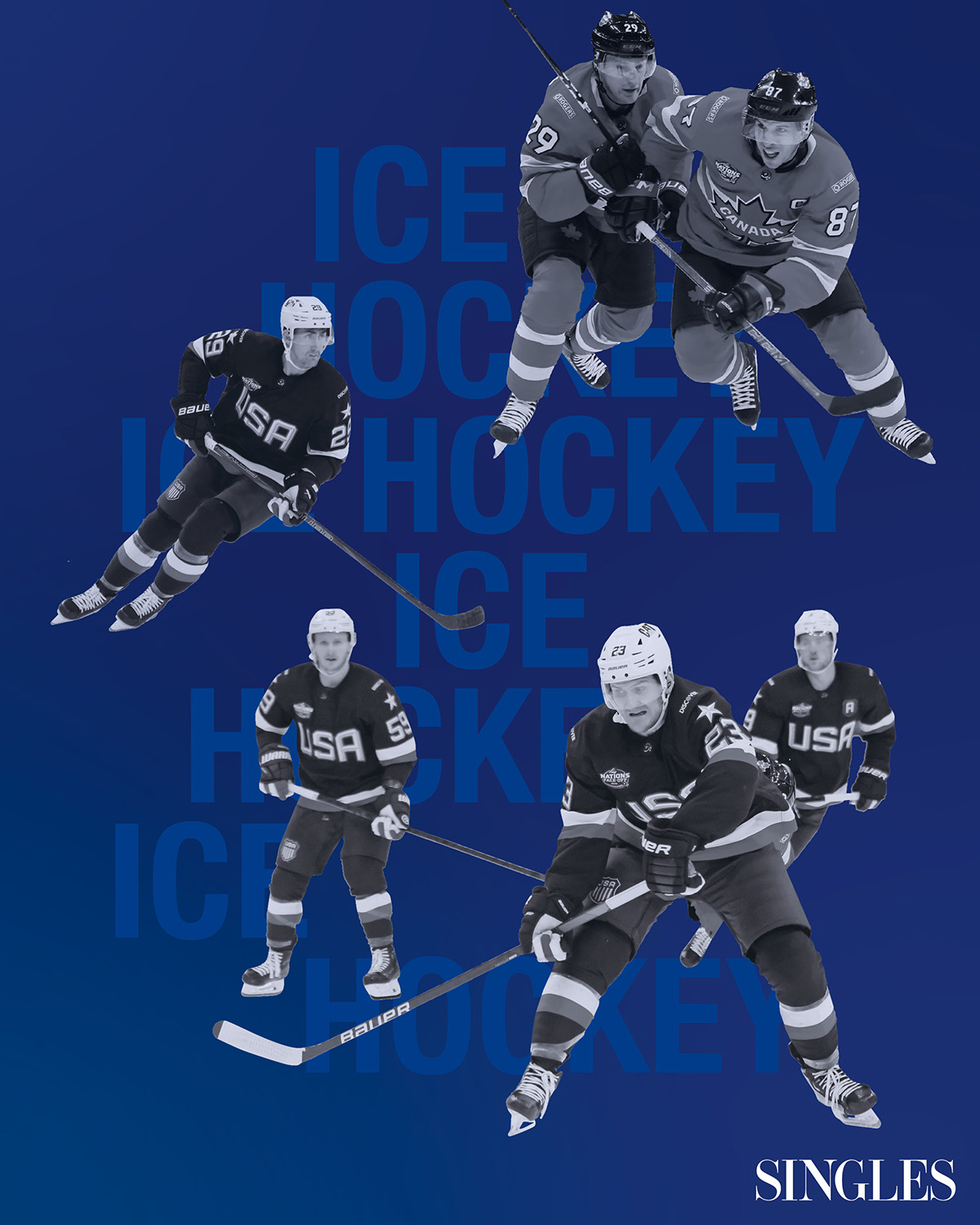 아이스하키 미국 VS 캐나다