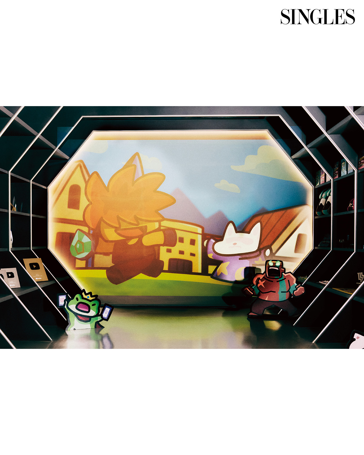 111퍼센트 사옥 내 우주 콘셉트의 스폿.