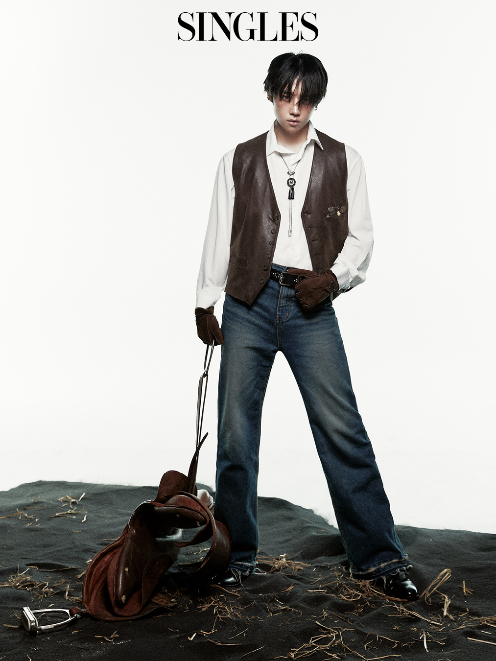 싱글즈 2월 호 디지털 커버 더보이즈 선우 이미지