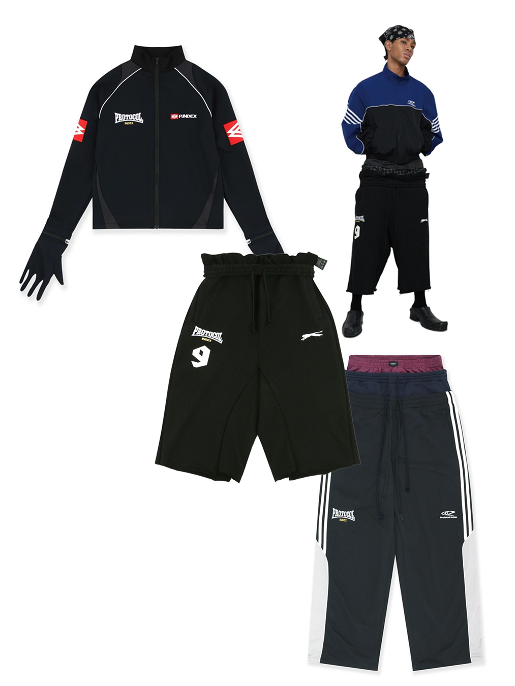 프로토콜 인덱스의 탑, 하의 사진