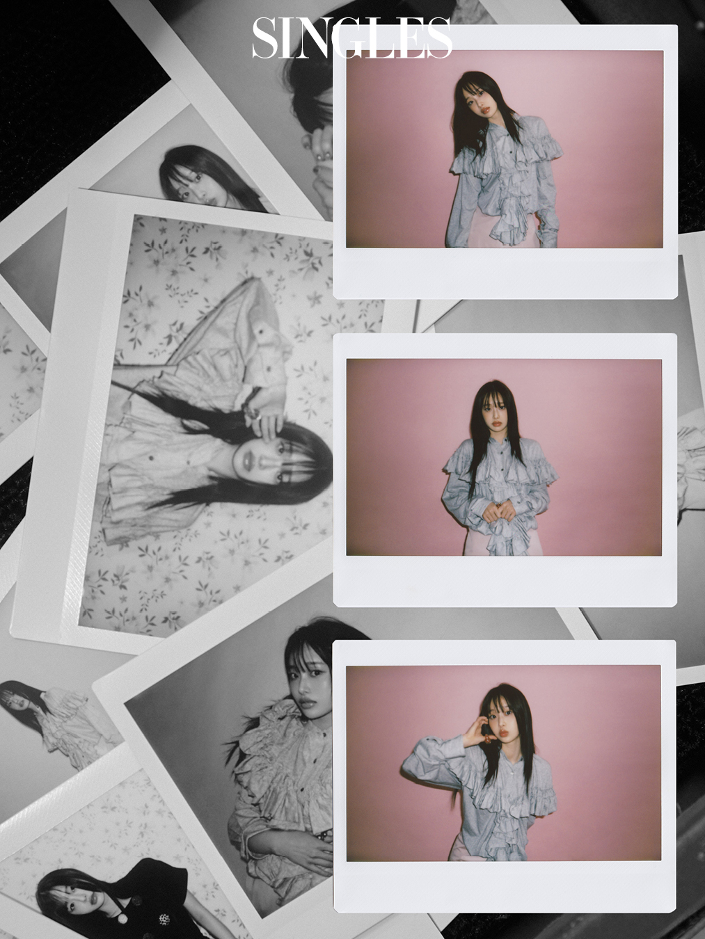 싱글즈 2월 호 츄 화보 이미지