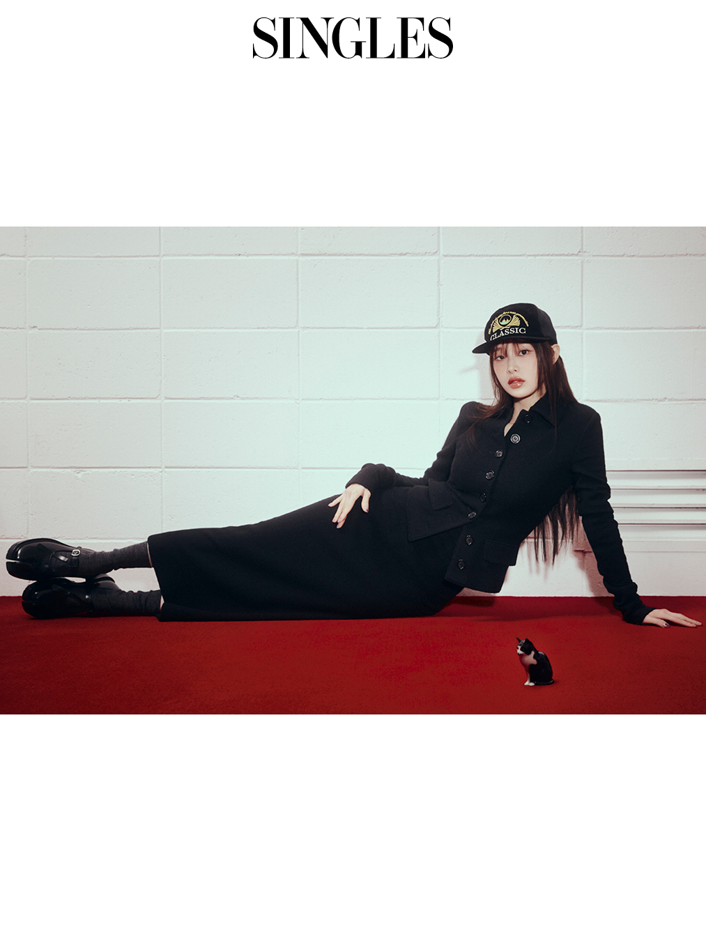 싱글즈 2월 호 츄 화보 이미지