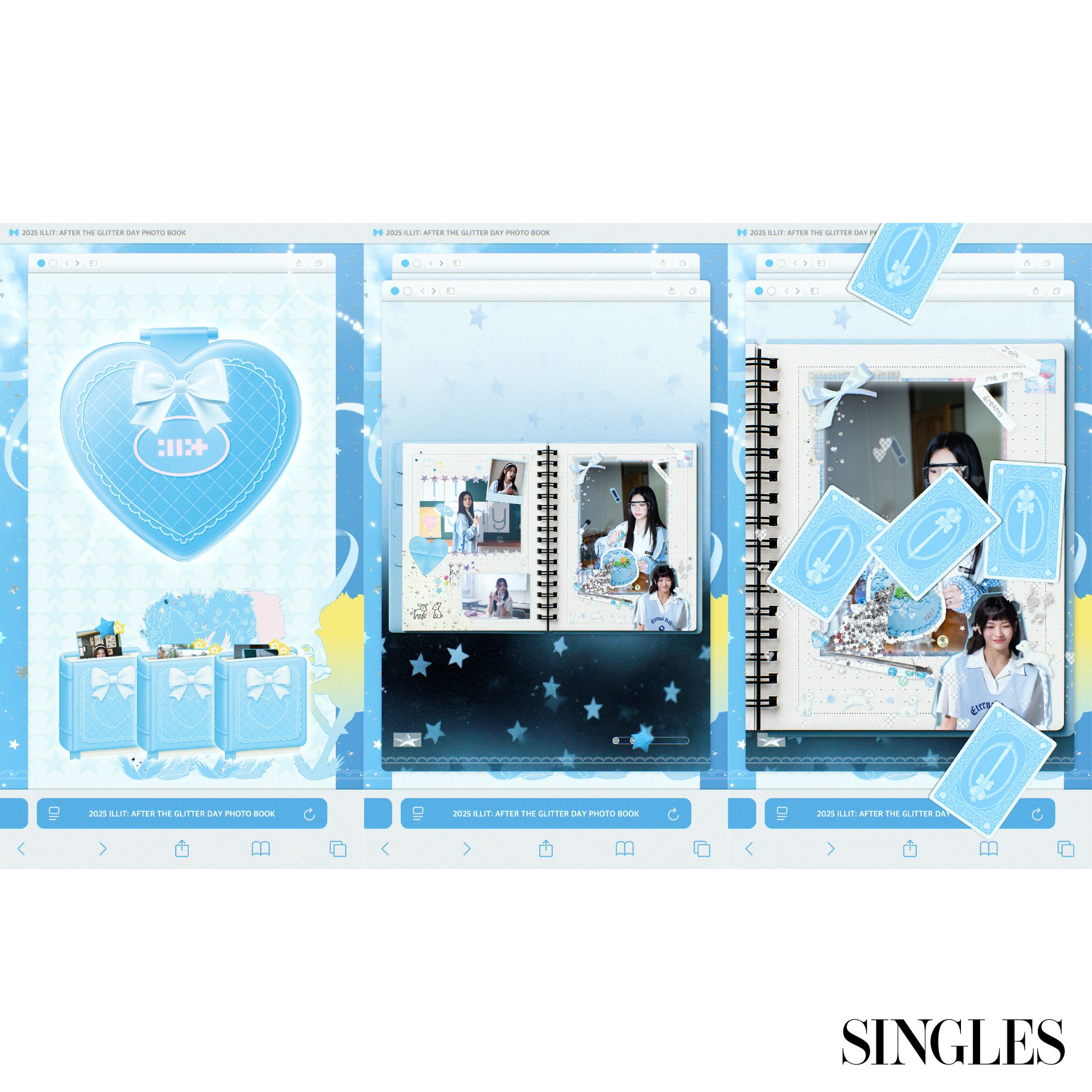 파란지의 아일릿 작업물 