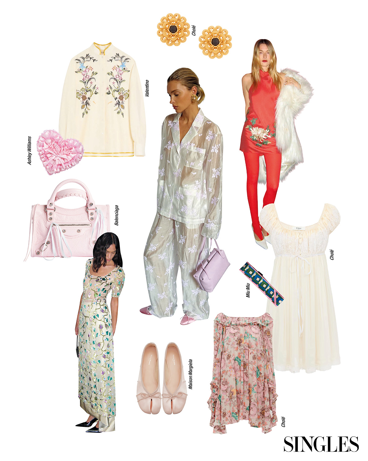 싱글즈 3월 호 플로럴 코디이미지