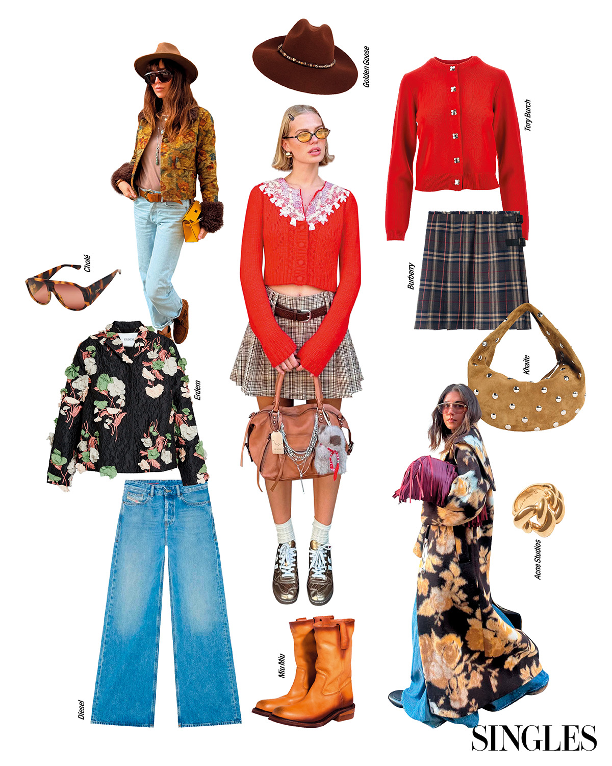 싱글즈 3월 호 플로럴 코디이미지