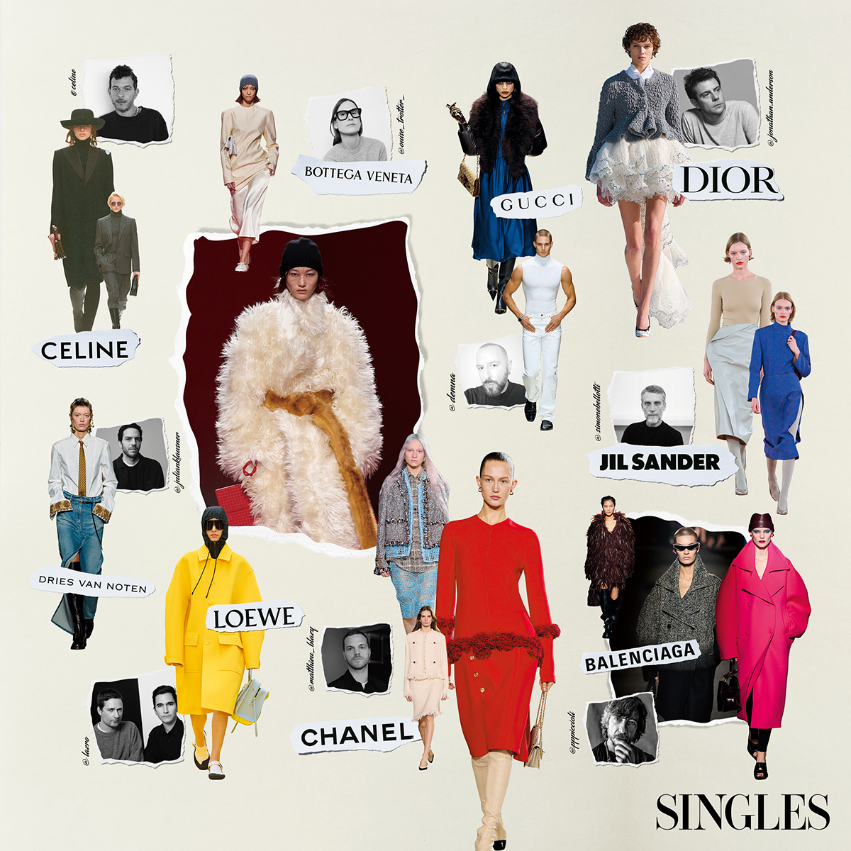 싱글즈 4월 호 패션 관련 이미지