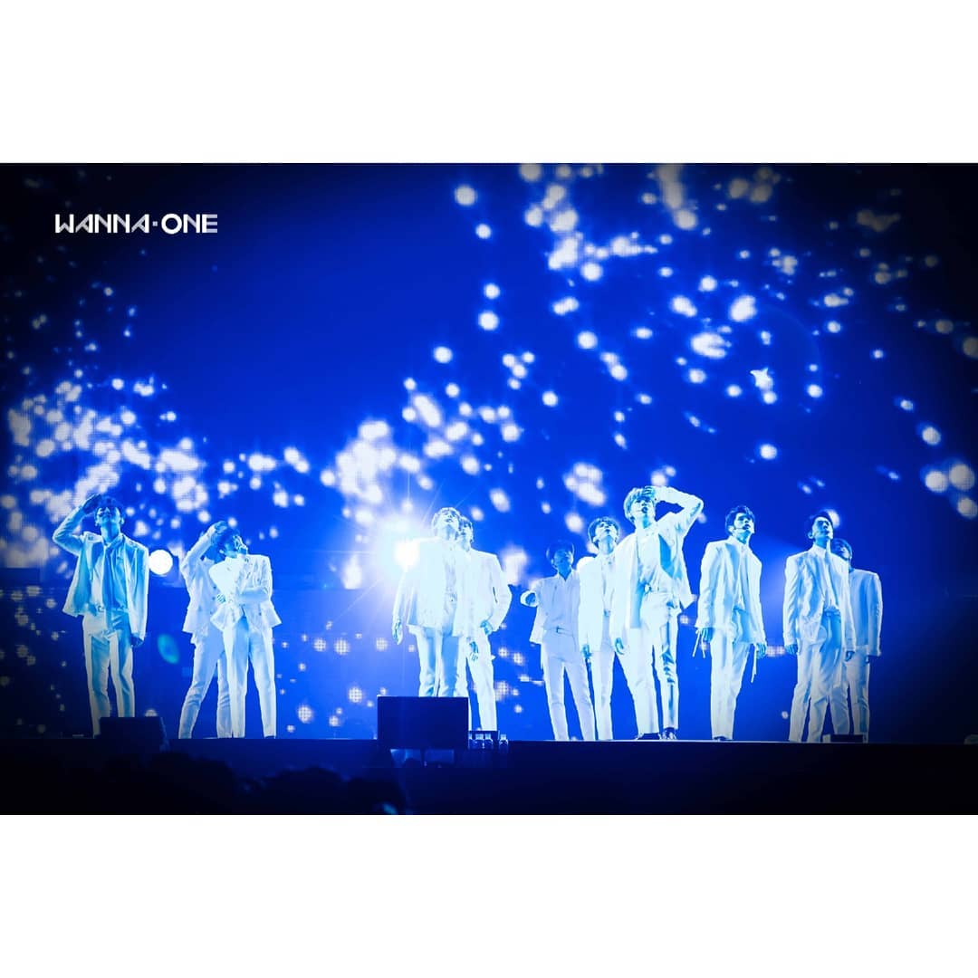 워너원 멤버들의 모습 