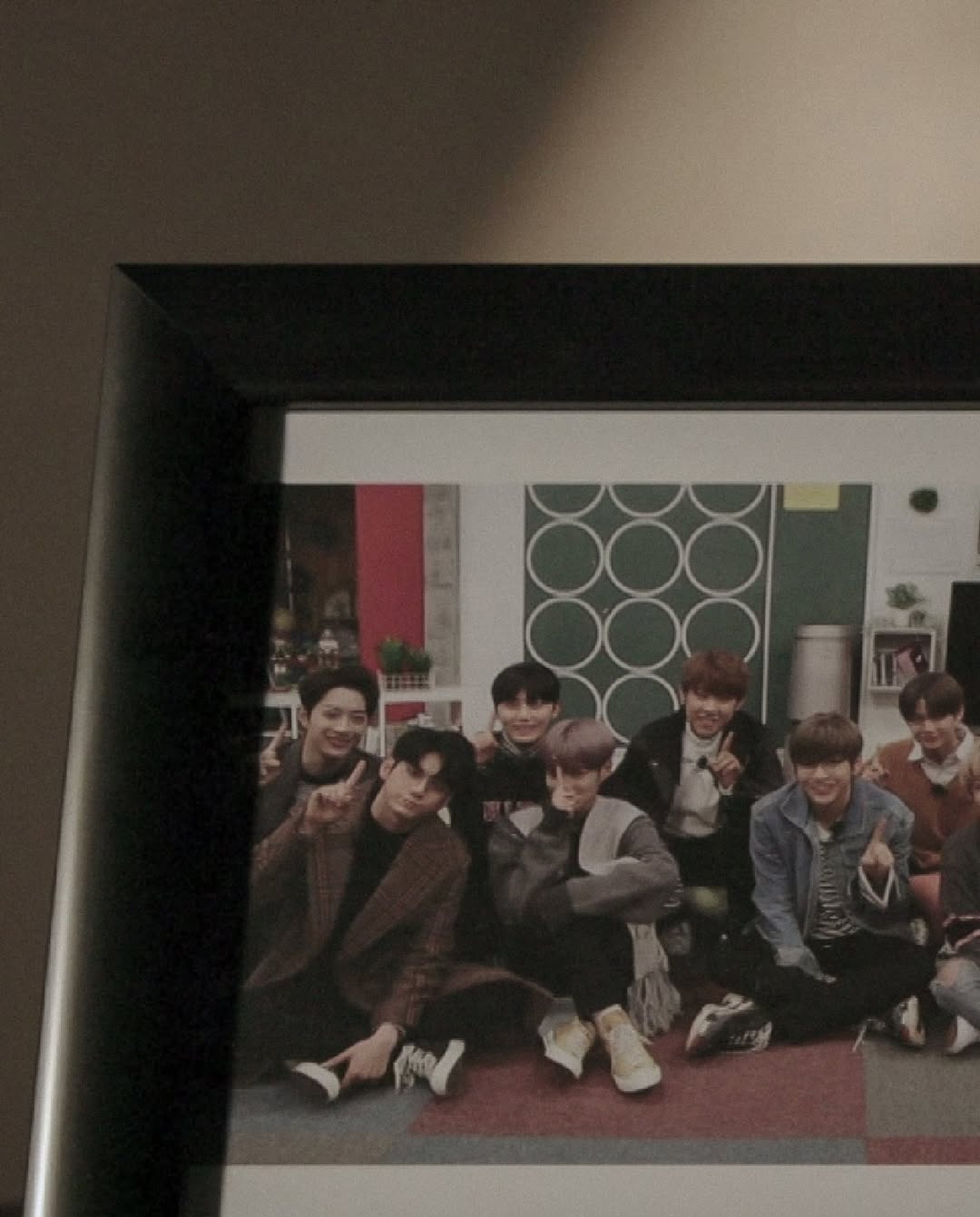워너원 멤버들의 모습 