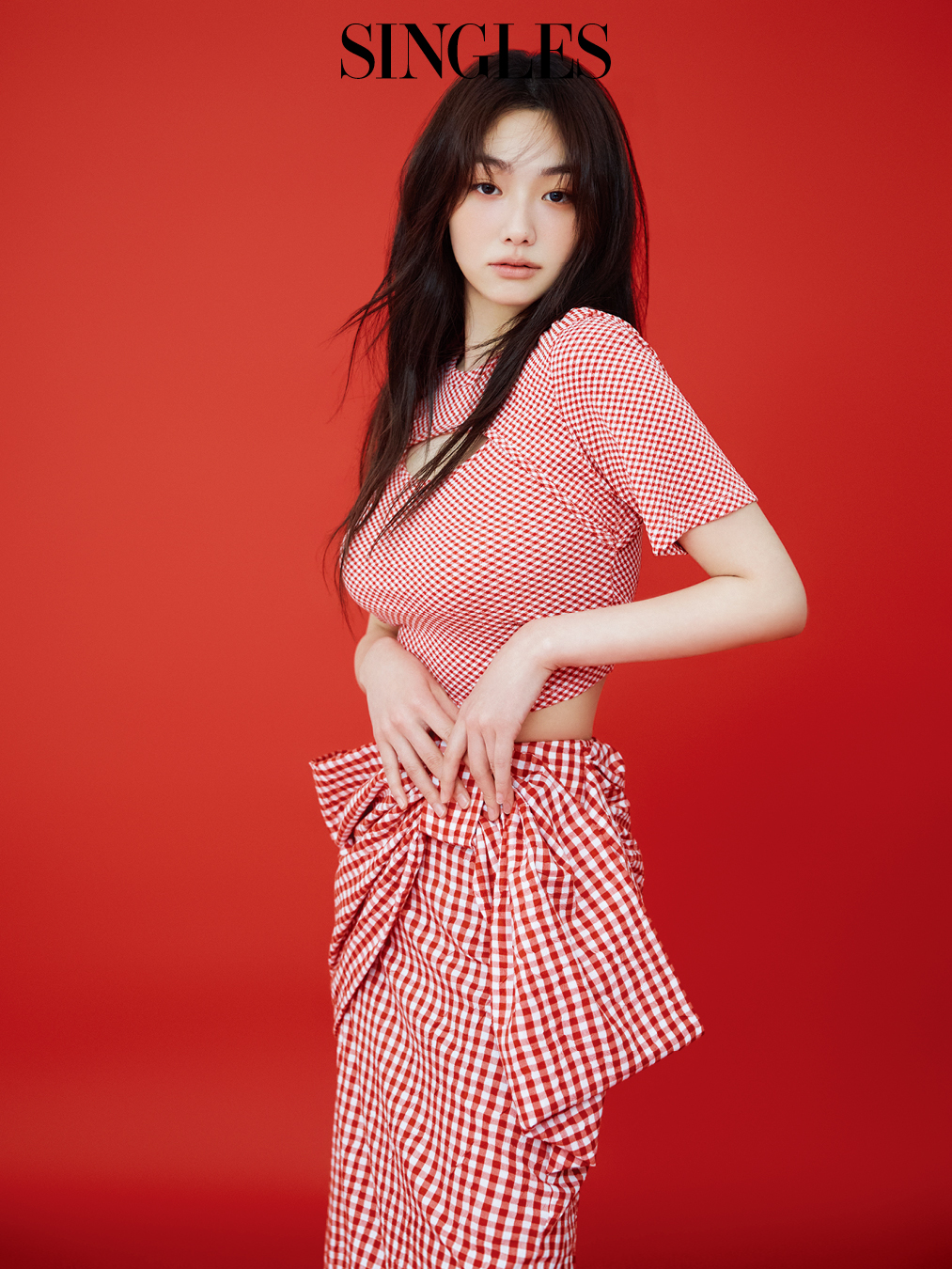 강미나 싱글즈 5월 호 화보 이미지 